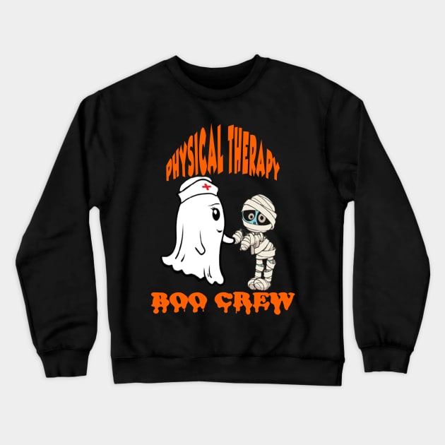 Physical Therapy - Boo Crewneck Sweatshirt by jorinde winter designs